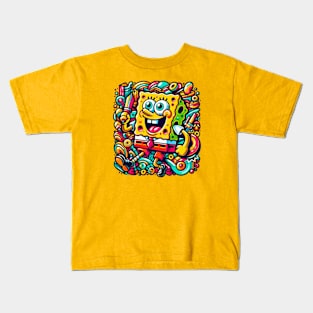 spongebob full colour Kids T-Shirt